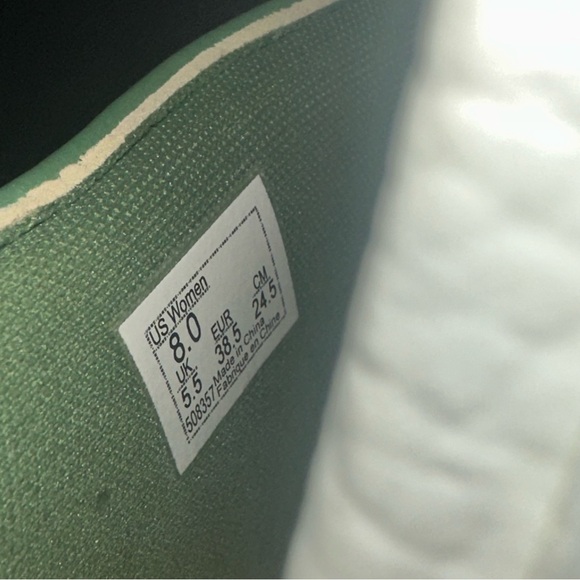 Vans Green and Yellow Floral Slides - Picture 5 of 5